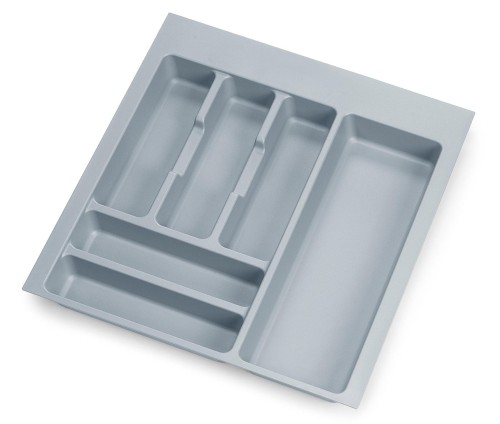 Wkałd szufladowy organizer na sztućce EMUCA OPTIMA do szuflady w szafce 45 cm szary