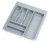 Wkałd szufladowy organizer na sztućce EMUCA OPTIMA do szuflady w szafce 45 cm szary
