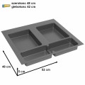 Podstawka sortownika FUTURE – wymiary podstawy do szuflady w szafce 60 cm