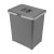 Pojemnik 18 l FUTURE CONFIG zamknięty pokrywą – pojemny wyższy kosz wysokości 34 cm w najszerszym zestawie do szuflady 90 cm