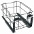 Sortownik śmieci SQUARE ANTRACYT do szafki 40 cm Cichy domyk 2x24 z mocowaniem frontu meblowego