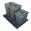 Sortownik śmieci FUTURE CONFIG do szuflady w szafce 80 cm 3 kosze 2x24 + 1x18 litrów wysokość 44/34cm_1