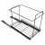 Sortownik śmieci EcoCube ANTRACYT do szafki od 40 cm Cichy domyk 2x24
