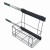 Sortownik śmieci SLIM ANTRACYT Cichy domyk do szafki od 30cm 2x12 litrów 25 cm szerokości