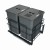 Sortownik Śmieci SQUARE ECO 40 Cichy domyk 2x20 H-41 z mocowaniem frontu meblowego SQE402X20ANTR2_3F