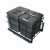 Sortownik Śmieci SQUARE ECO 40 Cichy domyk 1x16 2x8 z mocowaniem frontu meblowego SQE401X162X8ANTR3_3F