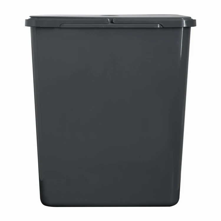 Szerszy bok kosza FLEXI 20 l – kształt i proporcje przestronnego pojemnika wysokości 35 cm