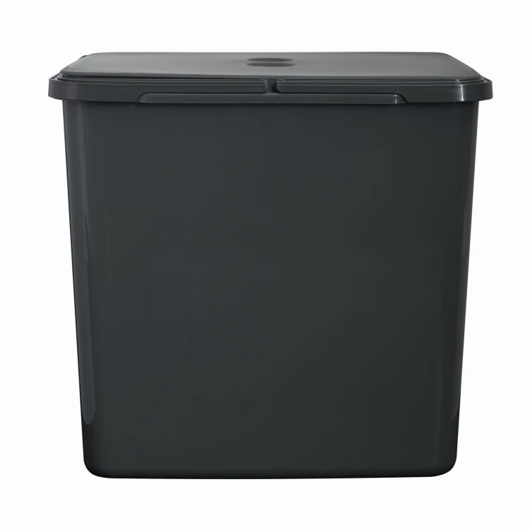 Szerszy bok kosza FLEXI 16 l – kształt i proporcje pojemnika wysokości 30 cm do szuflady kuchennej