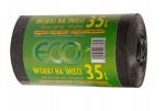 Worki na śmieci LDPE ECO czarne bardzo mocne 35 l – 50 szt.