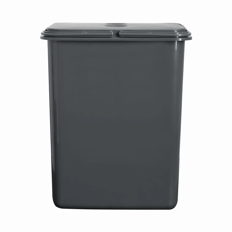 Szerszy bok kosza FLEXI 8 l – kształt i proporcje kompaktowego pojemnika wysokości 30 cm