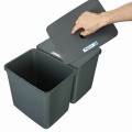 Sortownik śmieci FLEXI do szuflady w szafce od 45 cm 2x16+filtr_3