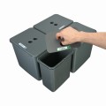 Sortownik śmieci FLEXI do szuflady BLUM w szafce 60/70 cm 3x16+filtr 1x8_3