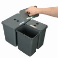Sortownik śmieci FLEXI do szuflady BLUM w szafce 60 cm 2x8+1x16_3