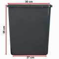 Sortownik śmieci FLEXI do szuflady BLUM w szafce od 45 cm 2x20_9