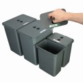 Sortownik śmieci FLEXI do szuflady BLUM w szafce 80/90 cm 2x20 l+2x8 l_3
