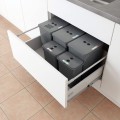 Sortownik śmieci FLEXI do szuflady BLUM w szafce 80/90 cm 3x20+filtr 2x8_1