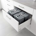 Sortownik śmieci FLEXI do szuflady w szafce 60 cm 4x8 l_1