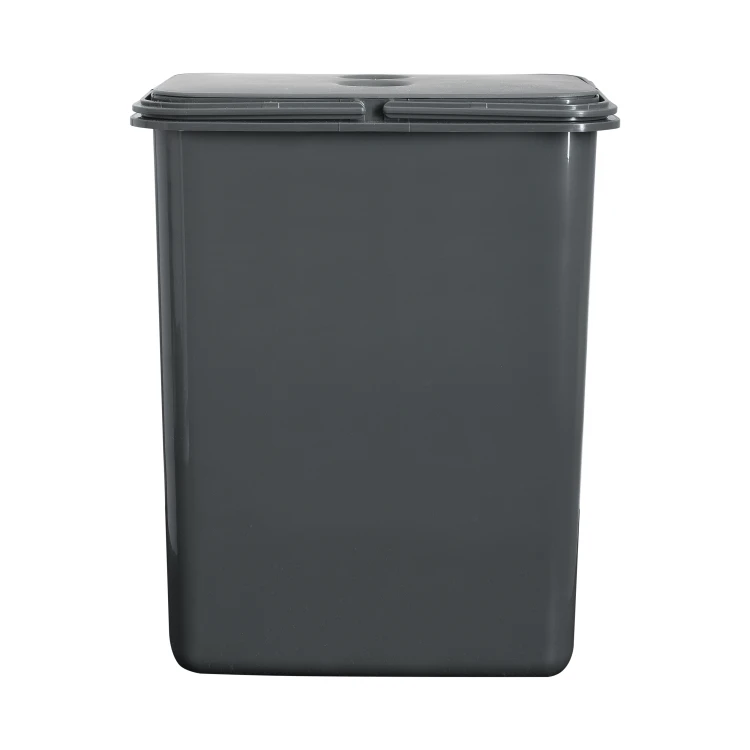 Szerszy bok pojemnika 8 l Flexi BASE – kosz do sortowania odpadów w zestawie 80 cm