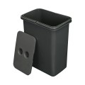 Kosz 8 l Flexi BASE – zamknięty mniejszy pojemnik zestawu czterech koszy do szuflady