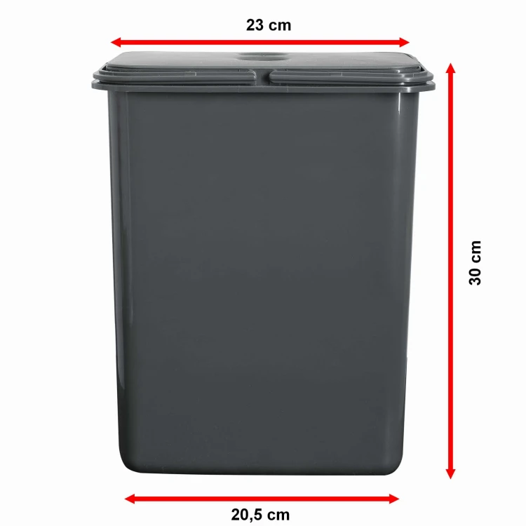 Sortownik śmieci FLEXI do szuflady w szafce 60 cm 4x8 l _9