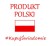 Okrągłe logo Kupuj świadomie – Produkt polski z biało-czerwoną mapą Polski