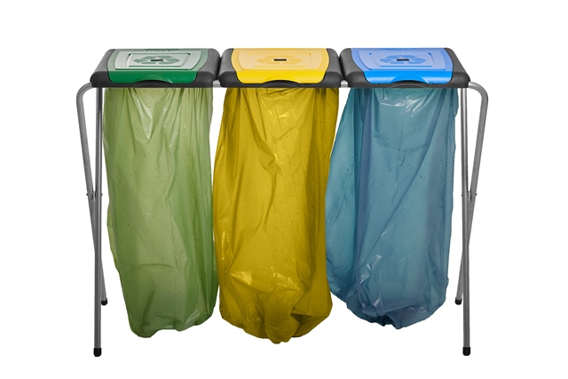Stojak na worki do segregacji odpadów 3 worki